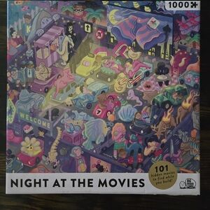 Night at the Movies Puzzle - Multicolor